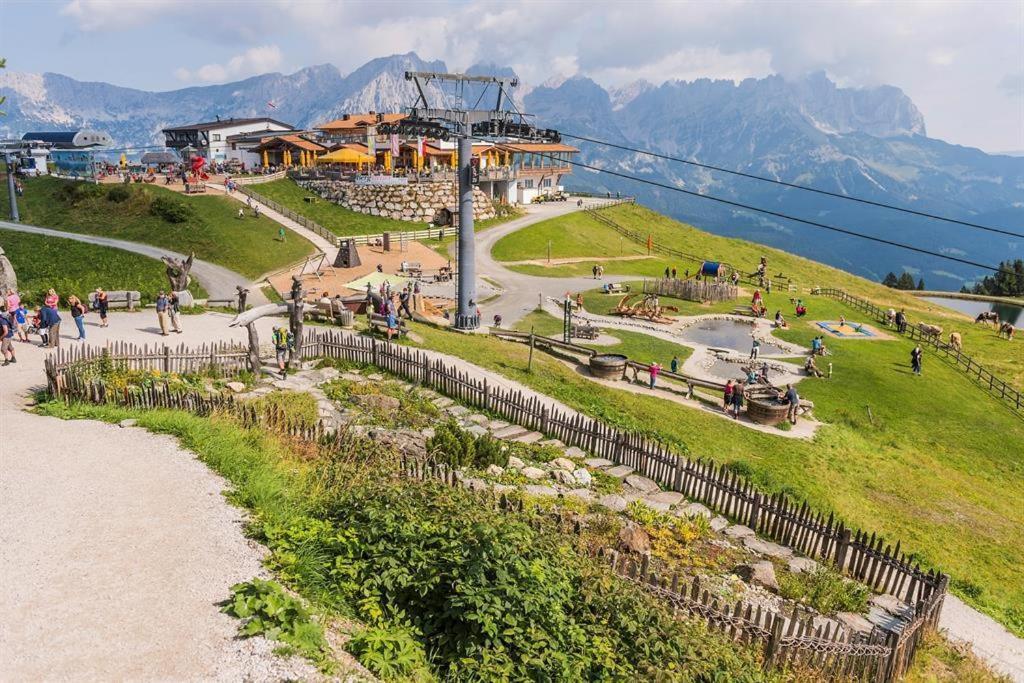 Ferienwohnungen Salvenmoser Johanna Scheffau am Wilden Kaiser Ngoại thất bức ảnh